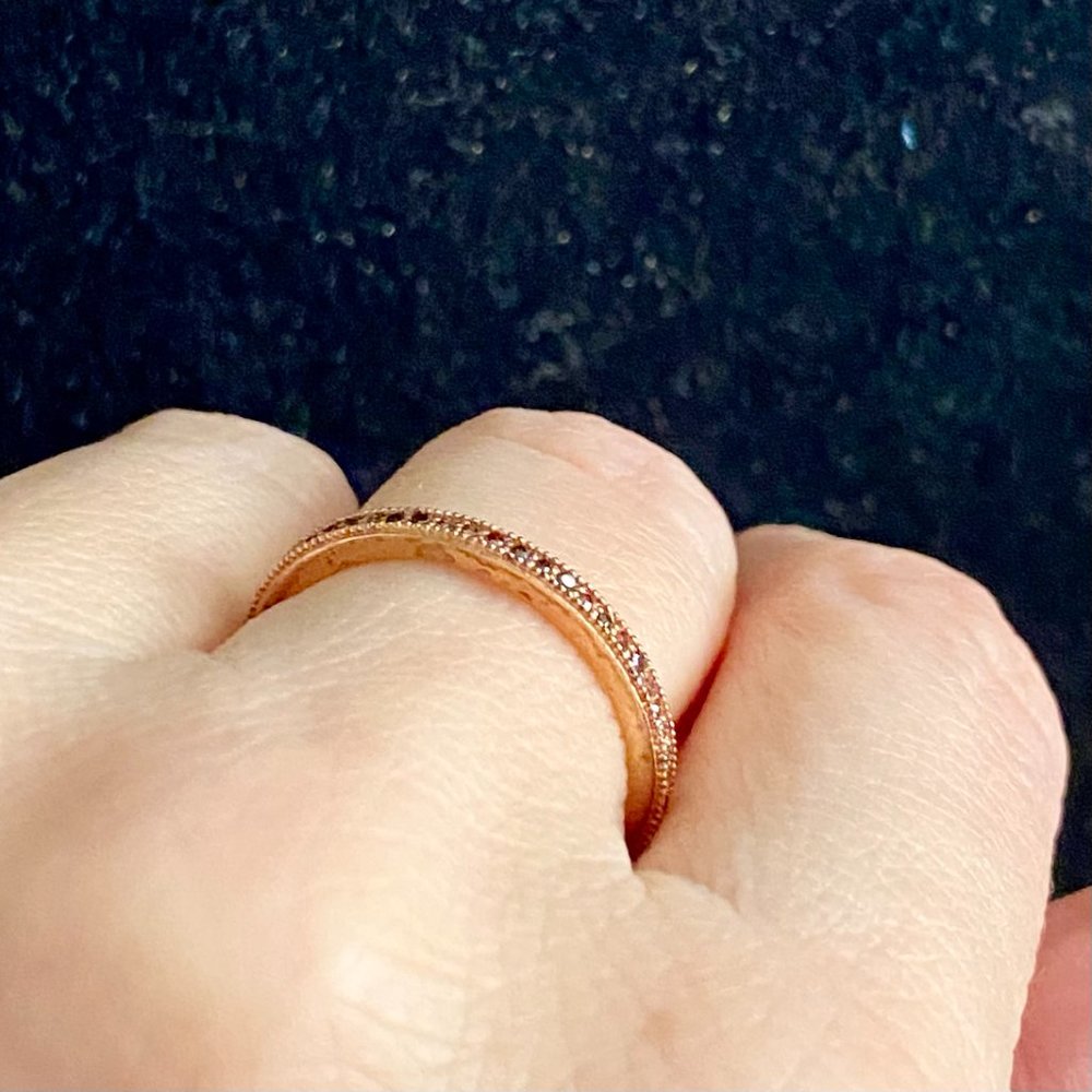 Rose Gold Stackable Ring - image 6